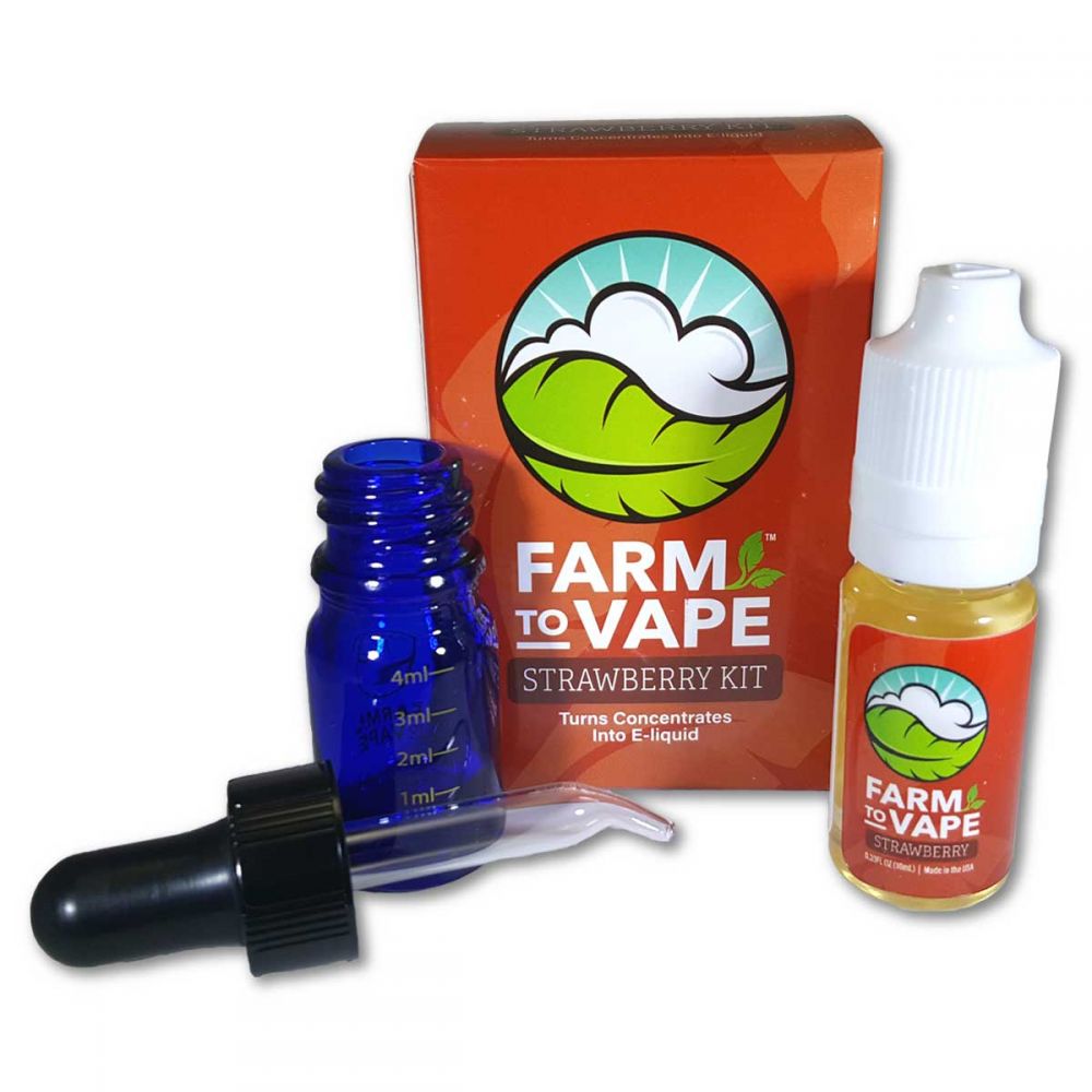 Farm to vape diluent kit 10ML (strawberry)