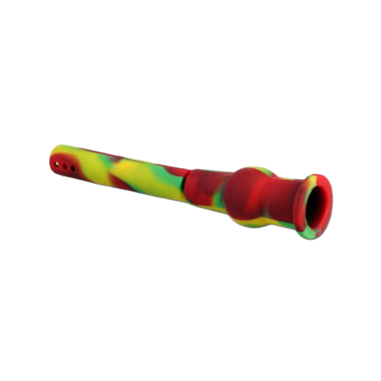 Silicone Chillum rasta – Black Leaf SG19