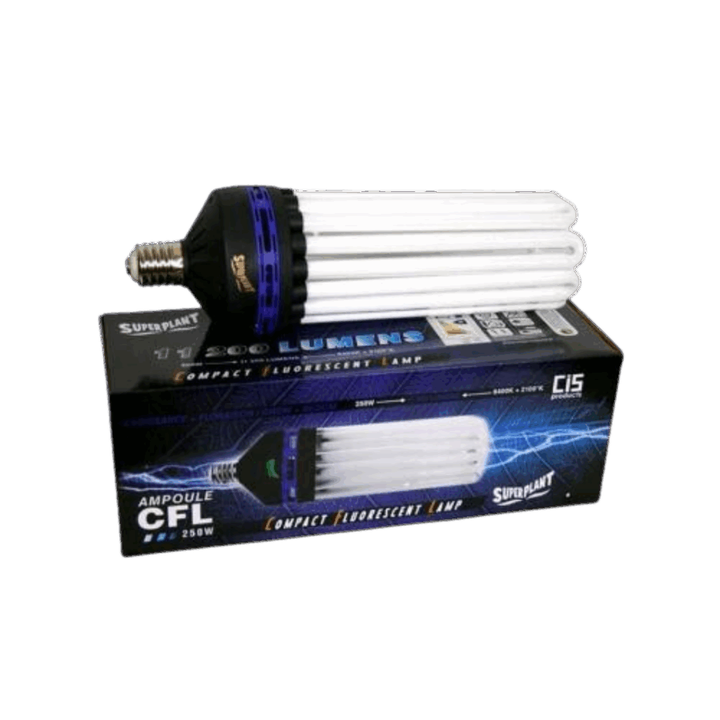 250w Dual Vækst/Blomst CFL pære - Superplant