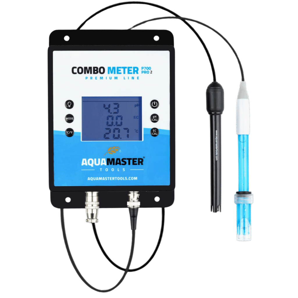 Aqua Master - pH, EC, CF, PPM og Termo Combo Meter P700 Pro 2