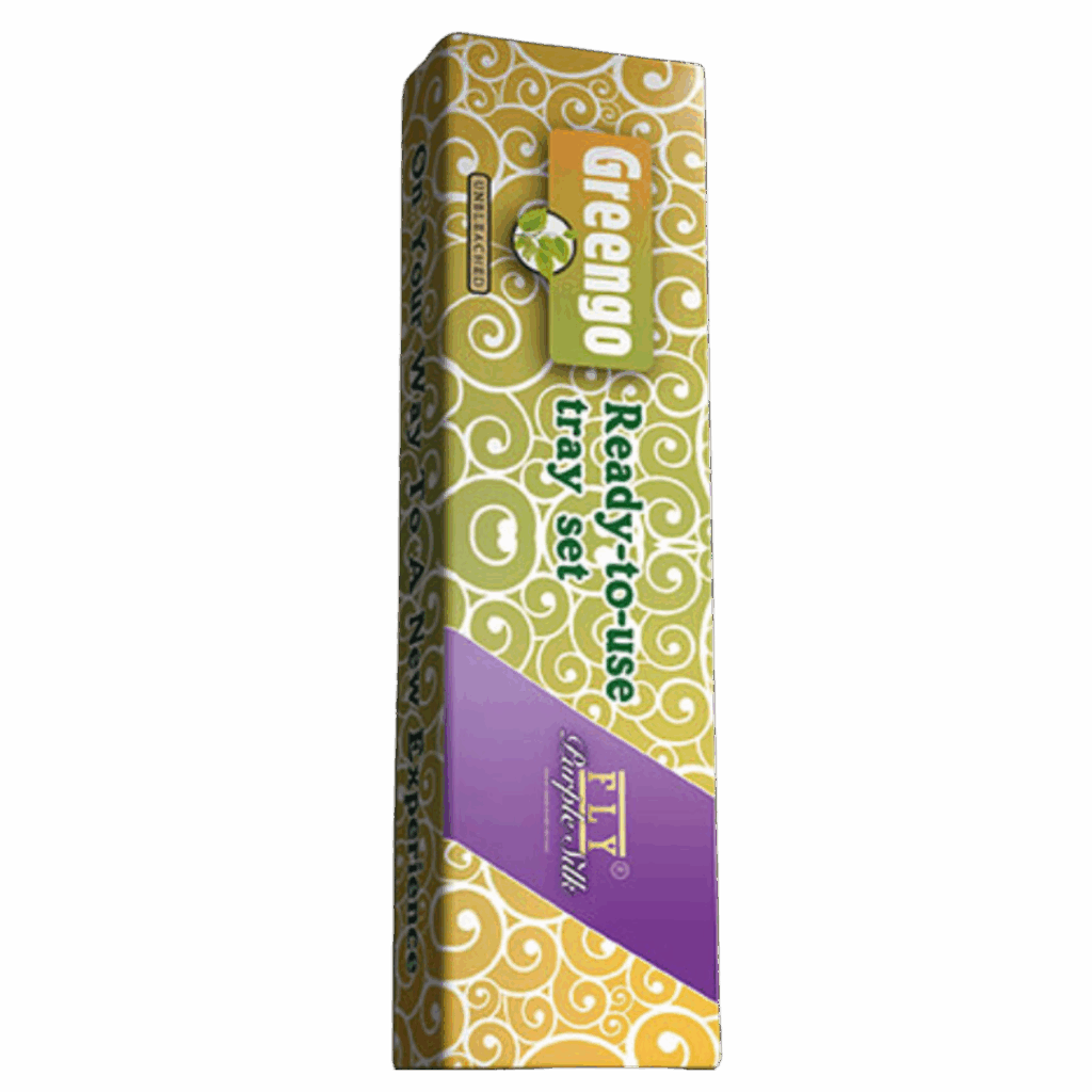 Greengo tray set - Purple silk