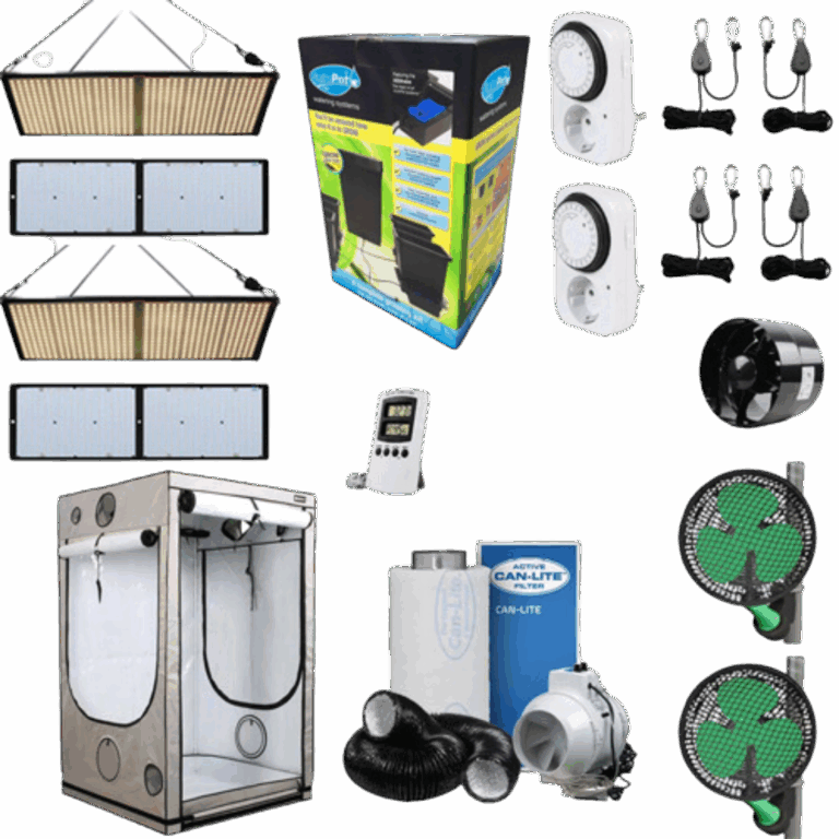 PRO-telt-kit-440w-Qboard-–-Inkl-Autopot-vandningssystem