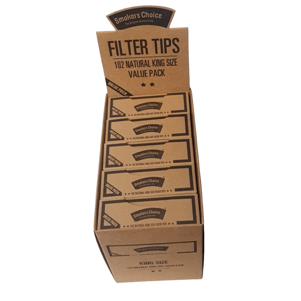 Smokers Choice - 102 Natural King size filter tips