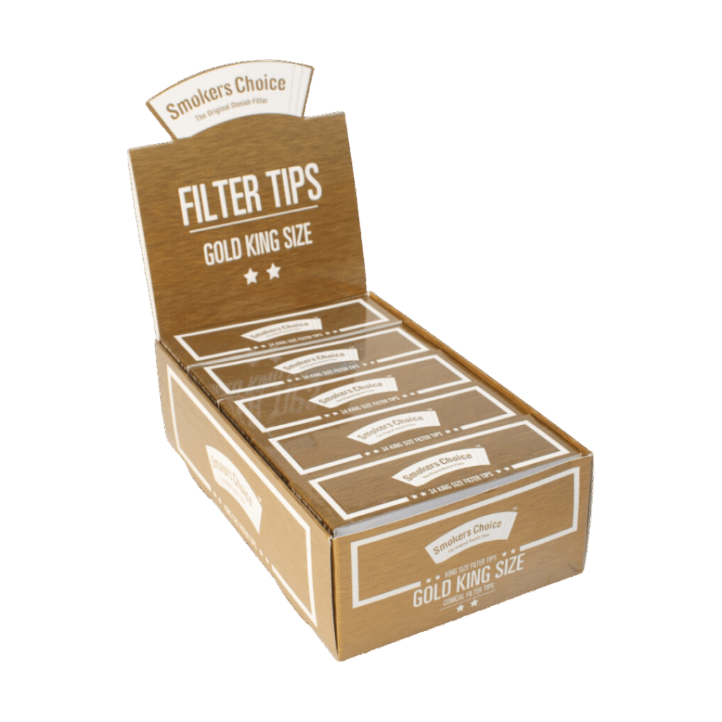 Smokers Choice - 34 King Size guldfilter tip