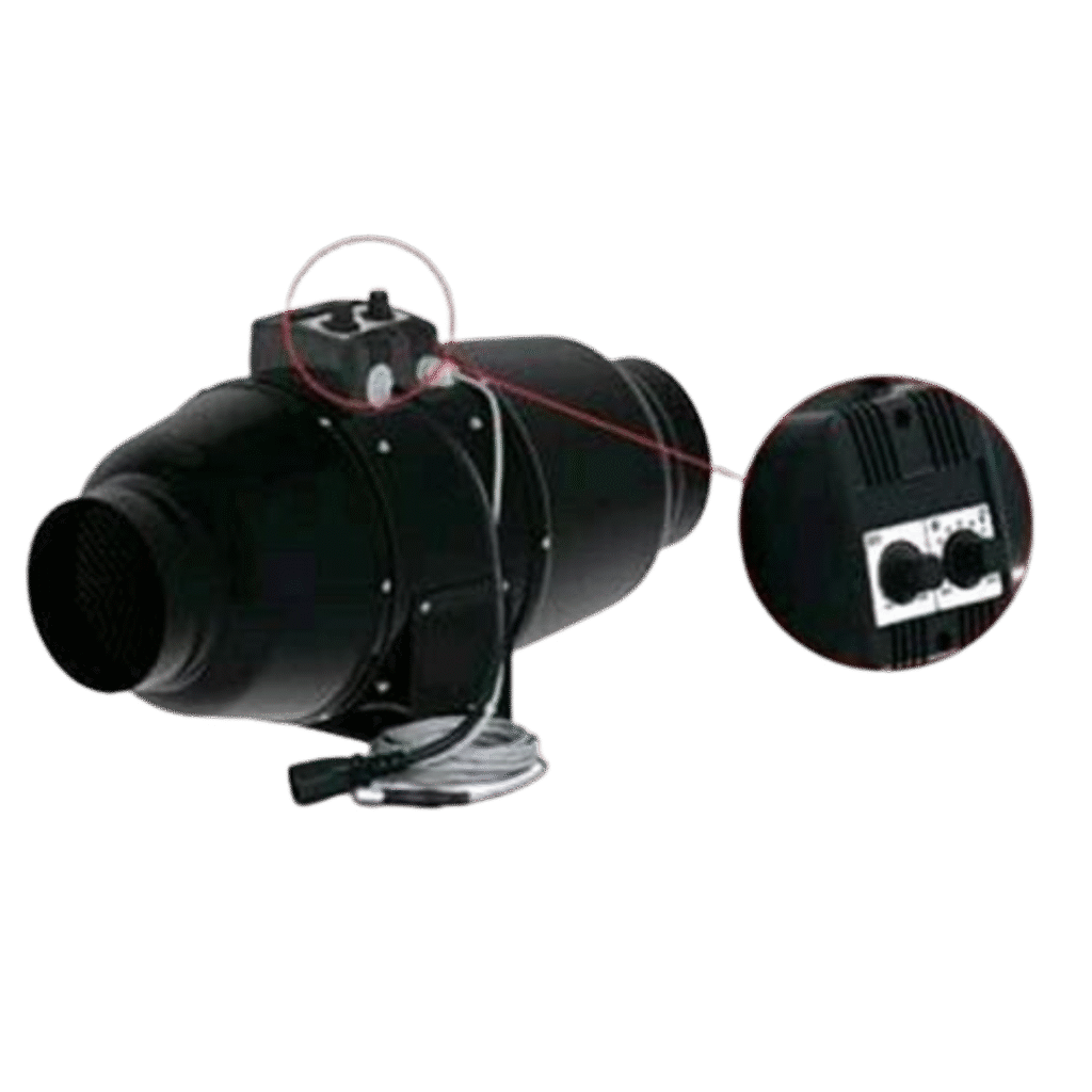 Ventilator Ultrasilent-ø100 til ø200 temp. kontrol