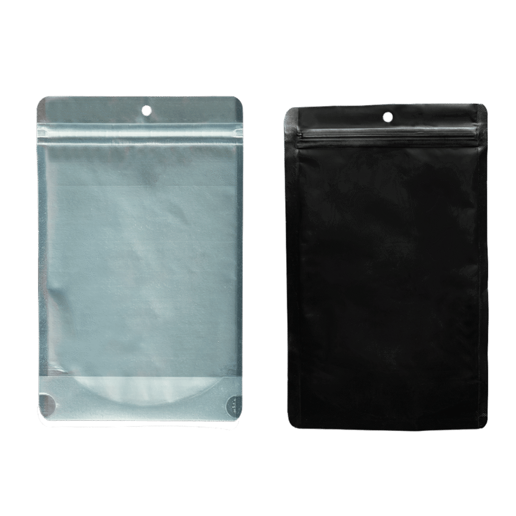 Qnubu Zip Bag Black -  50stk. Lugt fri