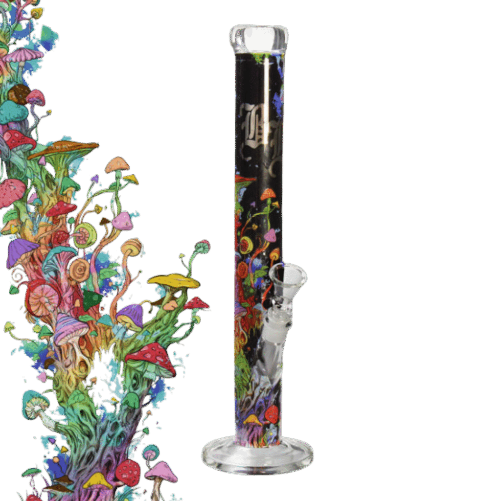 Mushroom Tree Glas Bong - BlackLeaf