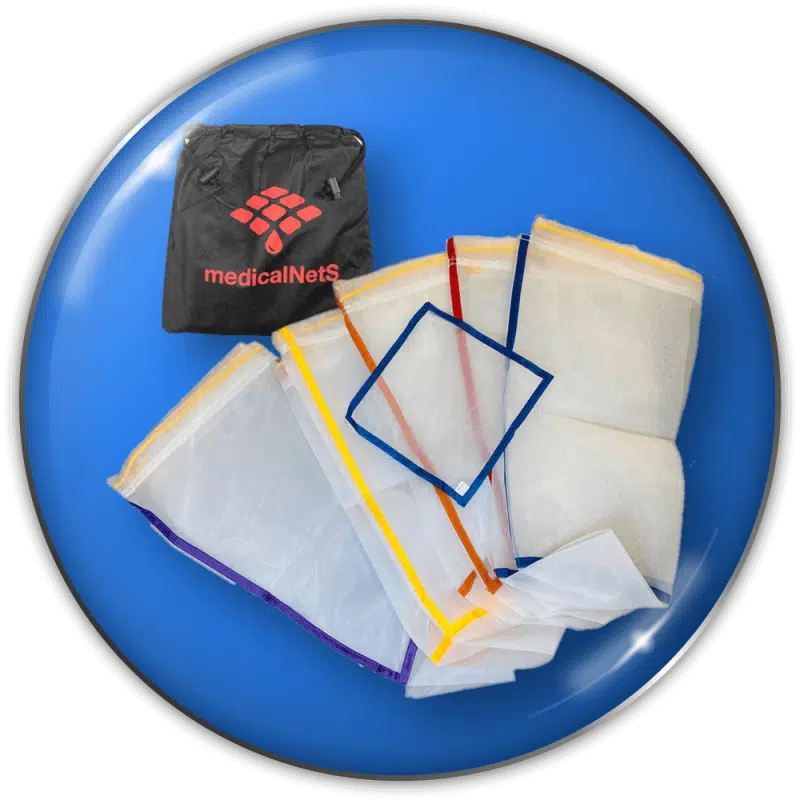 MedicalNets Vaskeposer 5 stk + Blotting screen 20L