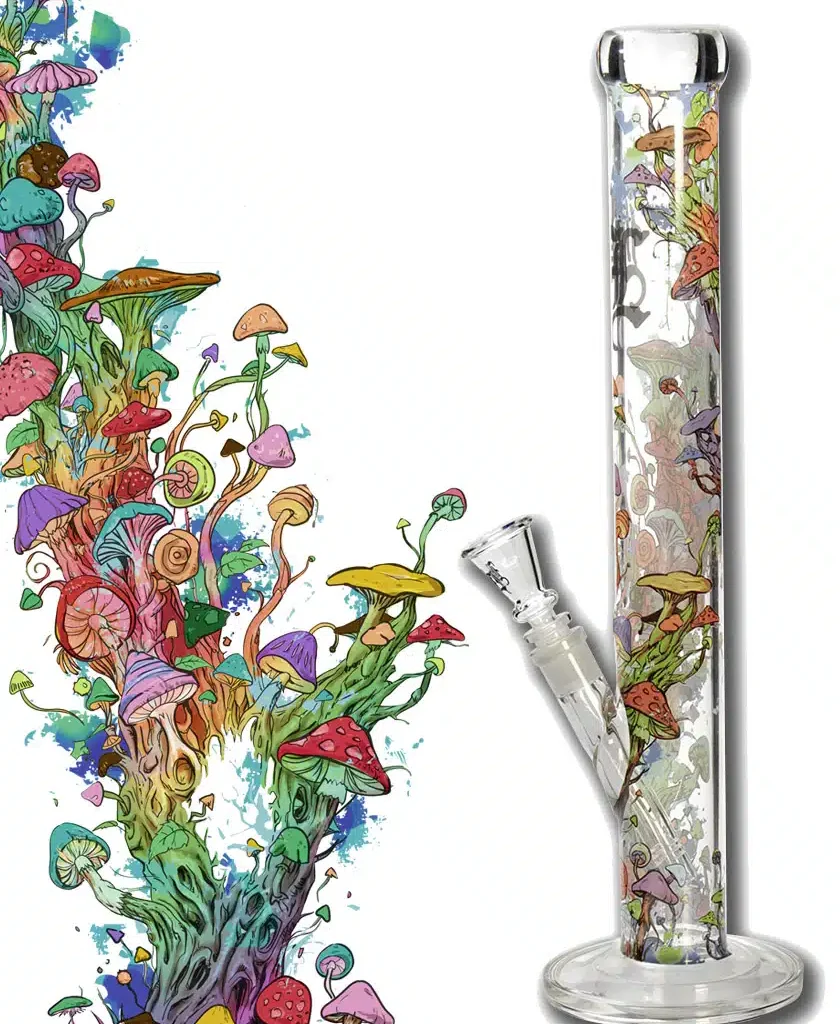Mushroom Tree Glas Bong - BlackLeaf