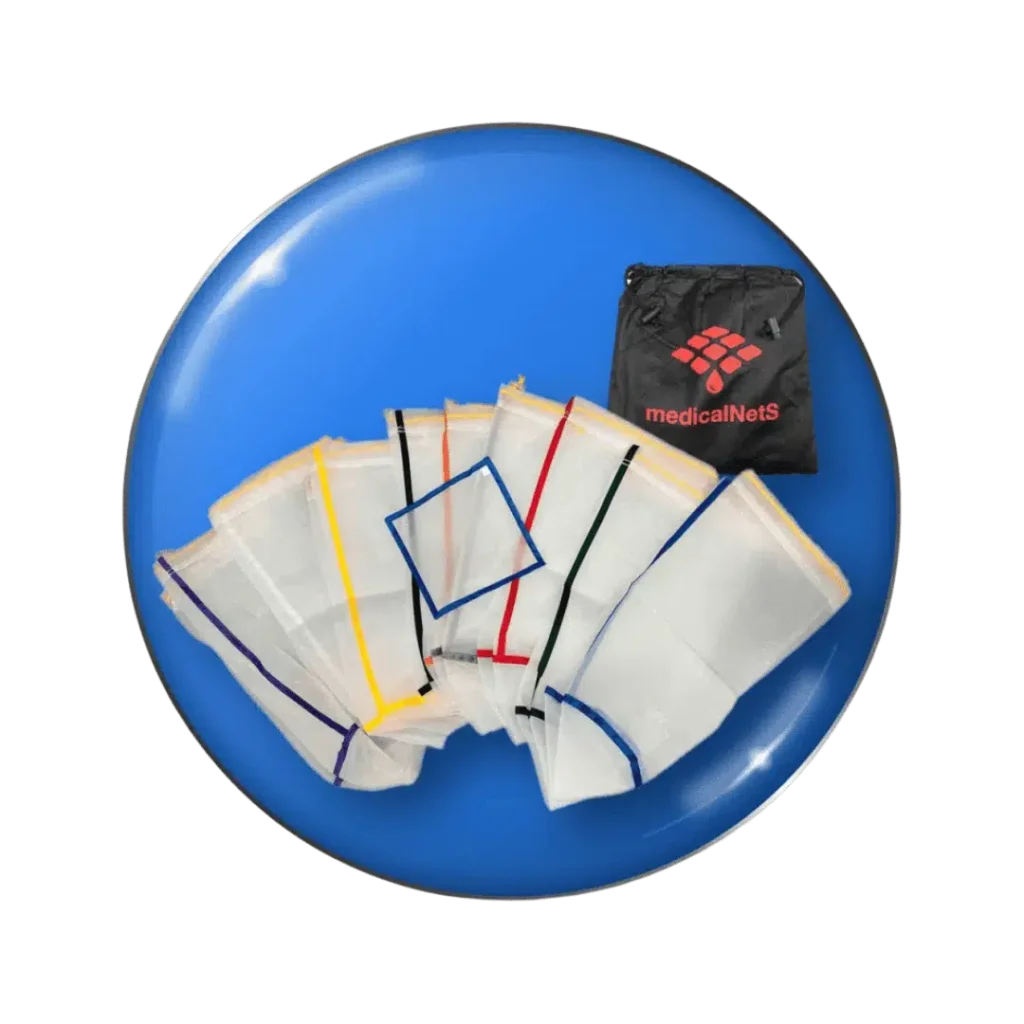 MedicalNets Vaskeposer 9 stk + Blotting screen 20L