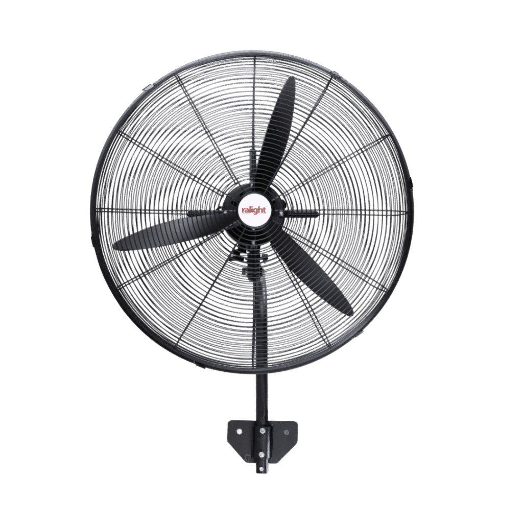 Ralight vægventilator 65cm - 187W, sort