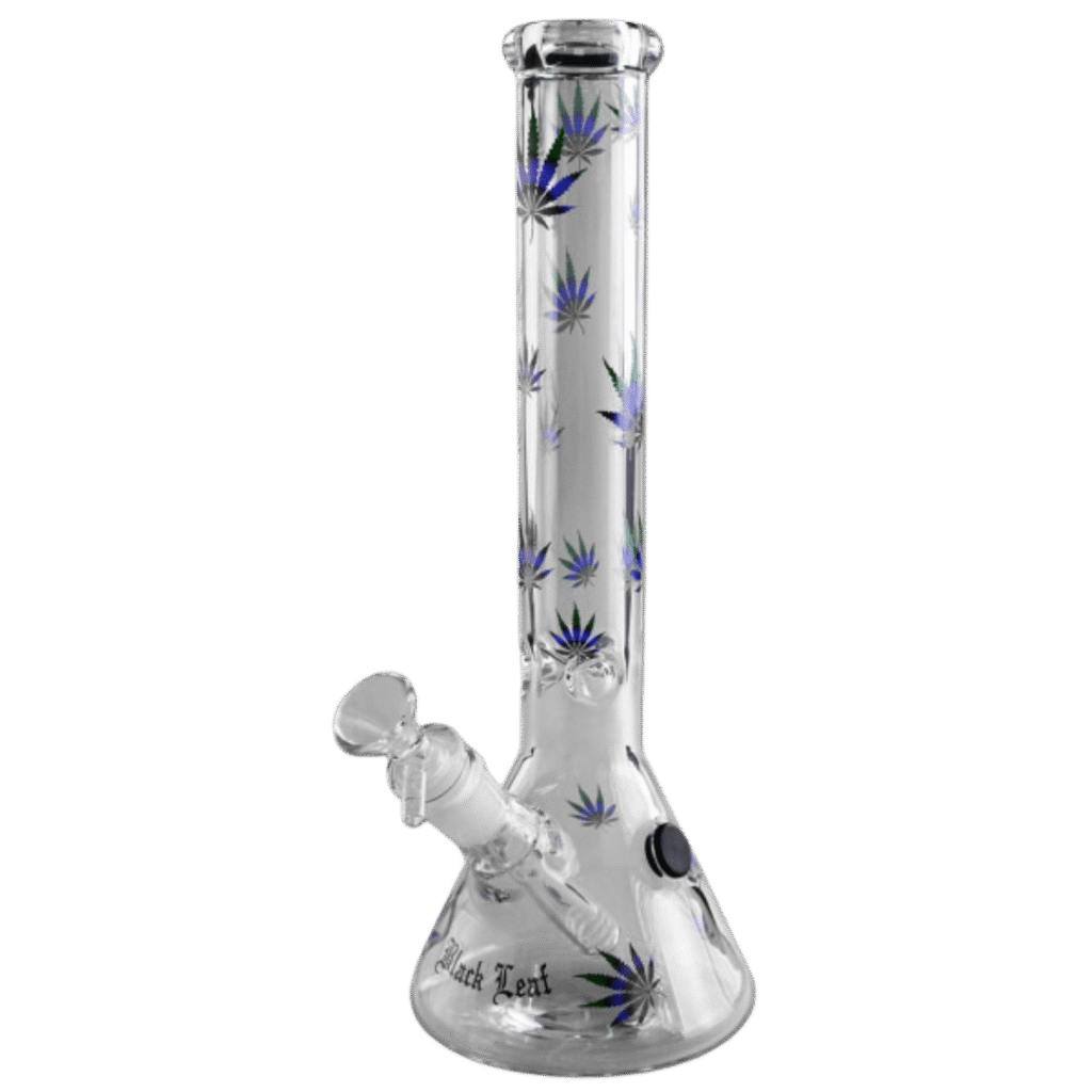 Black Leaf - Leaves Glas Bong Ice